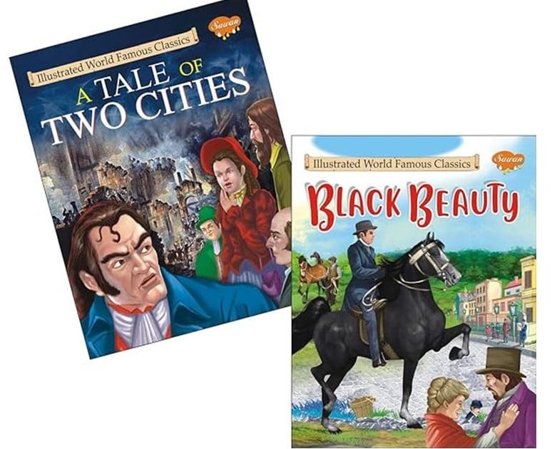 A Tale of Two Cities + Black Beauty (2 books) Supreme Bookstore Mauritius